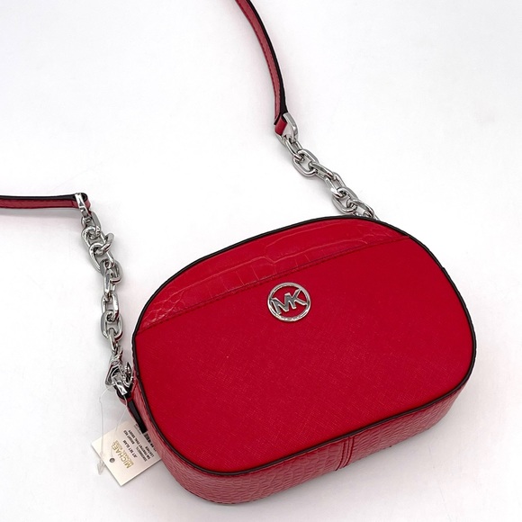 Michael Kors Small Front Packet Oval Crossbody Bag - Picture 5 of 8